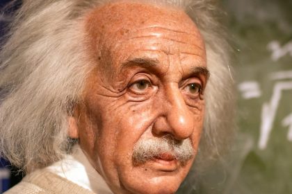 Albert Einstein - Wax Model