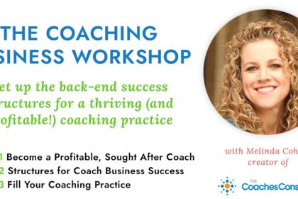 YBecome a Profitable, Sought After Coach - Workshop Series