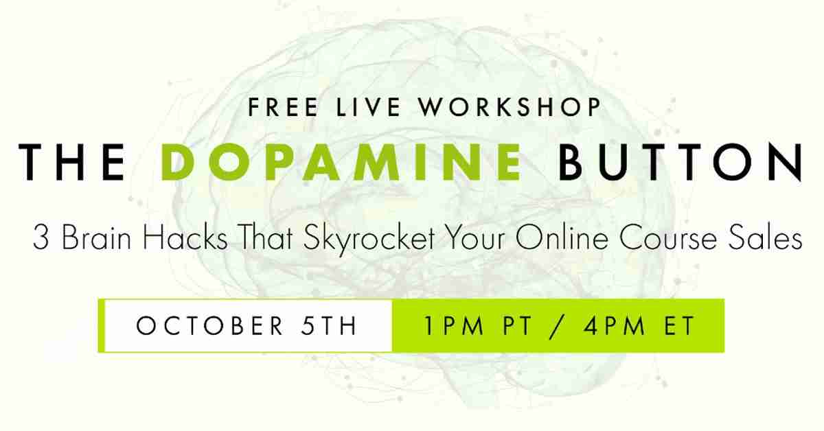 The Dopamine Button Workshop - With Marisa Murgatroyd