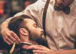Man in a barber shop