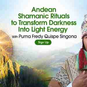 Puma Fredy Quispe Singna - Andean Shamanic Rituals to Transform Darkness Into Light