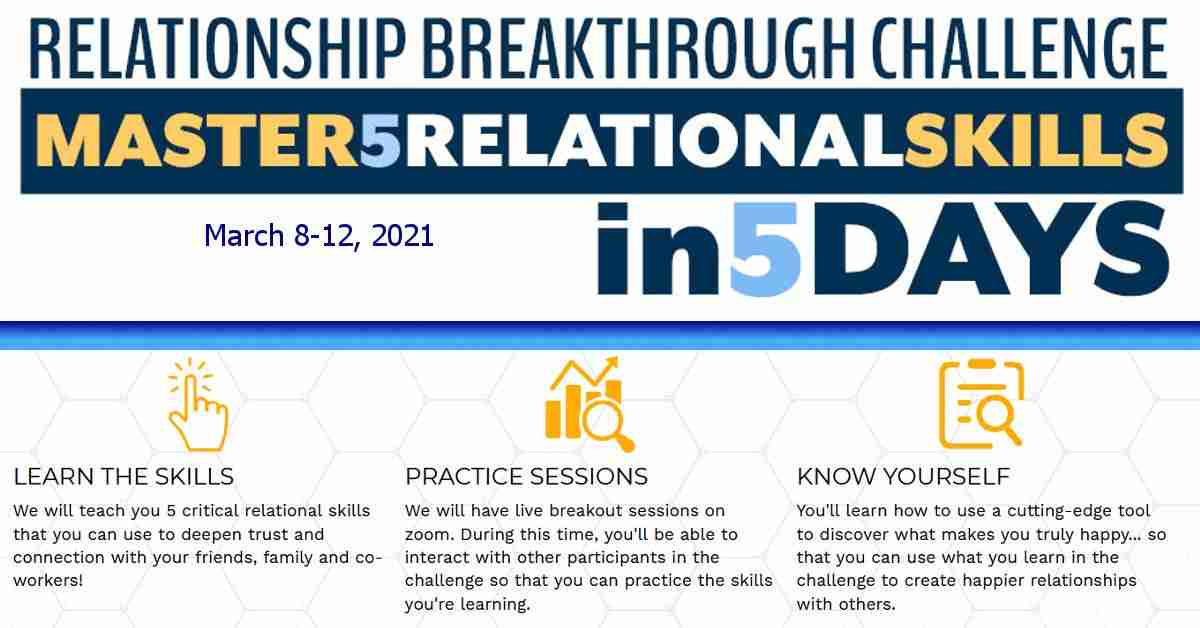 The Relationship Breakthrough Challenge - With Ben Saltzman