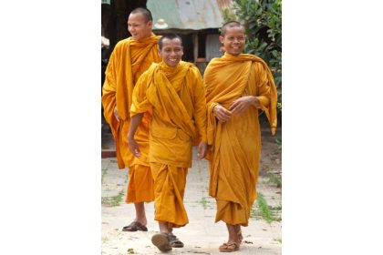 Three Laughing Monks